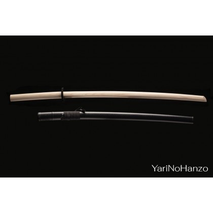 Bokken Z SAYĄ I TSUBĄ Z GUMY | Itto Ryu Bokken | HANDMADE